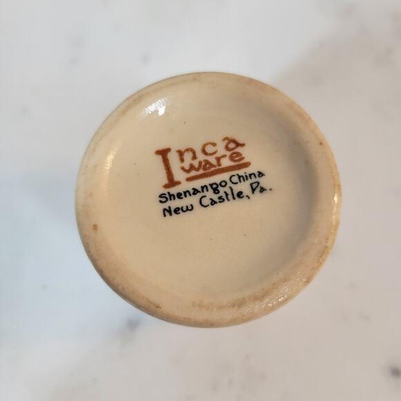 Vintage Pottery Vases 3.5" Brown Green Marble Incaware Ceramic Art Glazed Lot‎ 4 - Picture 16 of 16